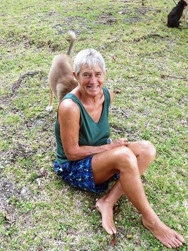 The indomitable Lisa Choquette, at Kahaini